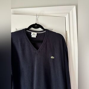 Lacoste mens v neck- (men’s xlarge)